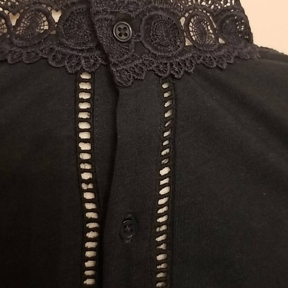 JAMES COVIELLO anthropologie lace top - Picture 4 of 7